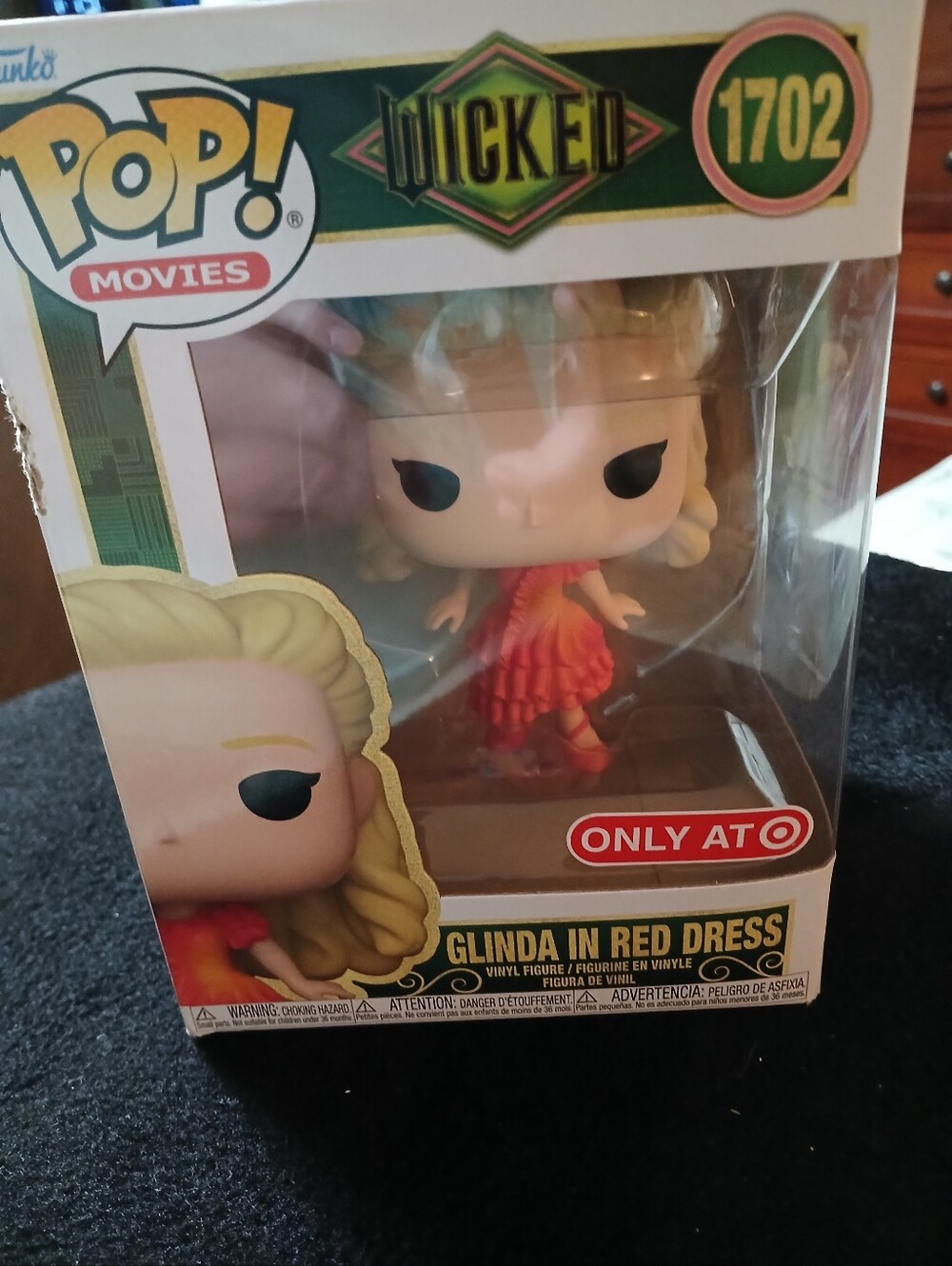 Funko Pop Movies Wicked 1702 Target Exclusive Glinda in Red Dress NEW